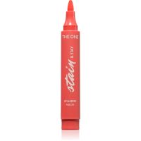 Oriflame The One Stain & Stay dlouhotrvající rtěnka ve fixu odstín Melon 2.5 g