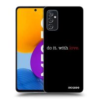 Silikónový prehľadný obal pre Samsung Galaxy M52 5G - Do it. With love.