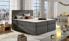 ArtElta Manželská posteľ BOLERO Boxspring | 140x200 cm Bolero rozmer: 140x200 cm, Bolero farba: Sawana 05