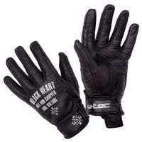 Letní kožené moto rukavice W-TEC Black Heart Darios černá S