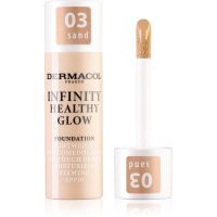 Dermacol Infinity Healthy Glow tekoči puder SPF 10 odtenek 03 Sand 20 g