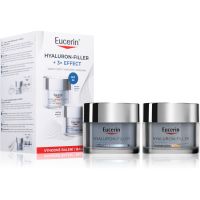 Eucerin Hyaluron-Filler + 3x Effect крем для шкіри проти зморшок вигідна упаковка
