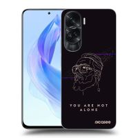 Silikónový čierny obal pre Honor 90 Lite 5G - You are not alone