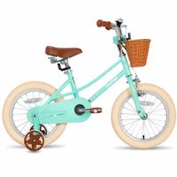 Dětské kolo Joystar Retro 16" s košíkem • 104-135 cm mentolová