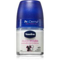 Vaseline Double Invisible Roll-On antyperspirant roll-on przeciwko białym i żółtym śladom 50 ml