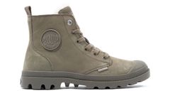 Palladium Pampa Hi Zip WL Dusky Green Ženy - Obuv Palladium - Zelená - 95982-377-M-4.5 - Size: 4.5