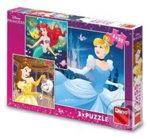 Veselé princezny - puzzle z kategorie 15 - 60 dílků