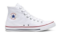 Converse Chuck Taylor All Star Hi White Unisex - Tenisky Converse - Bílá - M7650C-7UK - Size: 7