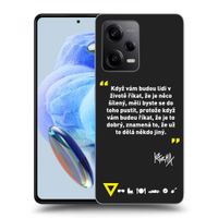 Silikónový čierny obal pre Xiaomi Redmi Note 12 Pro 5G - Kazma - MĚLI BYSTE SE DO TOHO PUSTIT