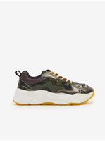 Tmavozelené dámske vzorované tenisky Scotch & Soda Celest Sneaker Green Multi