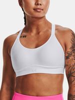 Under Armour UA Infinity Mid Covered Sport Sutien Alb