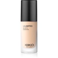 KIKO Milano Unlimited 24H Matte długotrwały podkład matujący z kwasem hialuronowym odcień 1.5 NG Neutral Gold 30 ml
