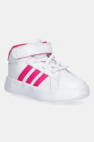 adidas sneakers pentru copii GRAND COURT MID culoarea alb, JS1682
