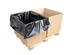 20 ks - Vrece 3D 1100+2x375x1100/0,1 polyetylénové čierne RC