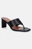 Jonak șlapi de piele DEVIL CUIR Noir
