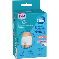 Canpol babies Maternity Briefs Umstands- und Wöchnerinnen-Slips 2 in 1 Größe S/M 2 St.