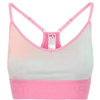 KARI TRAA VAR PRINTED Дамско  спортно бюстие, розово, размер