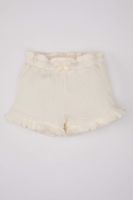 DEFACTO Baby Girl Comfort Fit Waffle Shorts