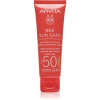 Apivita Bee Sun Safe Tinted Face Cream SPF50 zaščitna tonirana krema za obraz SPF 50 50 ml