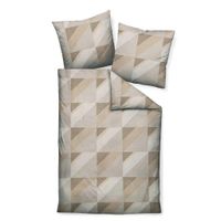 POSTEĽNÁ BIELIZEŇ, makosatén, hnedá, taupe, béžová, 140/200 cm