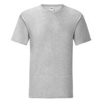 Grey Iconic Combed Cotton T-shirt Fruit of the Loom