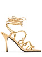 100mm Rockstud Leather Sandals