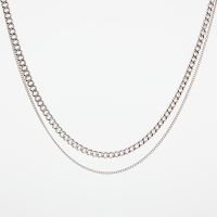 A.P.C. Collier Minimal Necklace Silver Universal