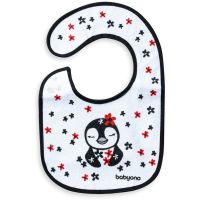 BabyOno Be Active I Eat and I Grow σαλιάρα Penguin 3 m+ 1 τμχ