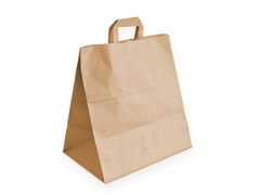 250 ks - Papierová taška 320x210x330 na menuboxy, ploché držadlá