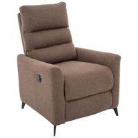 Livetastic RELAXAČNÉ KRESLO, textil, hnedá