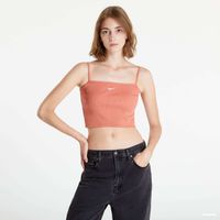 Koszulka Nike Sportswear Essential Ribbed Crop Top Orange XL