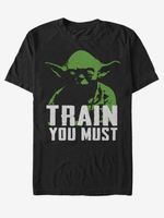 ZOOT.Fan Star Wars Yoda Train You Must Majica crna