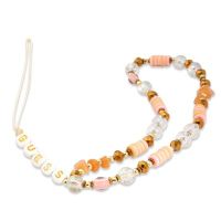 GUESS BEADS Roza obesek za mobilni telefon