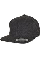 Melton Wool Snapback Dark Grey