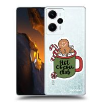 Silikónový prehľadný obal pre Xiaomi Poco F5 - Hot Cocoa Club