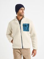 Celio Vemontagne Sherpa Jakna bijela