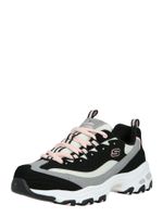SKECHERS Niske tenisice 'D LITES-COOL CHANGE'  siva / svijetlozelena / marelica / crna