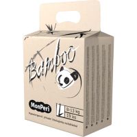 MonPeri Bamboo Size L ekološke plenice za enkratno uporabo 8-13 kg 19 kos