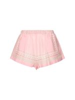 Foulard Print Silk Blend Voile Shorts