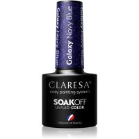 Claresa SoakOff UV/LED Color Galaxy gel lak za nohte odtenek Navy Blue 5 g