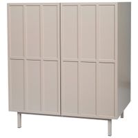 Livetastic ŠIROKÁ KOMODA, hnedá, 80/89/40 cm