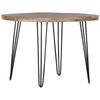 Zandiara JEDÁLENSKÝ STÔL, mangové drevo, prírodná farba, 105/105/76 cm