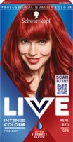Schwarzkopf hajfesték - Live Intense Colour - 035 Real Red