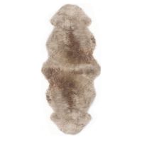 OVČÍ KOŽEŠINA, 60/180 cm, platinová