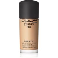 MAC Cosmetics Mini Studio Fix Fluid SPF 15 24HR Matte Foundation + Oil Control matirajući puder SPF 15 nijansa NW20 15 ml