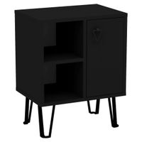 MID.YOU NOČNÝ STOLÍK, čierna, 50/63/35 cm