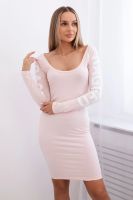 Ragged Dress Powder Pink