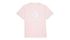 Converse Standard Fit Large Logo Star Chevron Tee Pink Pánske - Tričká Converse - Ružová - 10025458-A38-L - Size: L