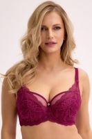 Polovyztužená podprsenka Gaia Veronika - bordó Bordó 75H