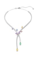 Swarovski náhrdelník dámsky kovový so zirkónom Ariana Grande x Swarovski